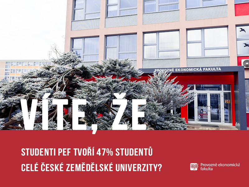 47 % studentů PEF