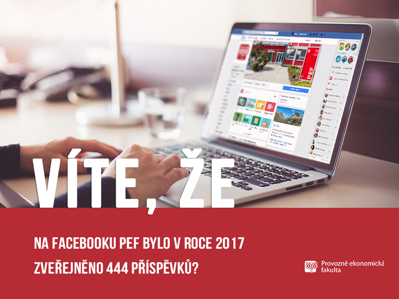 444 příspěvků na Facebooku PEF