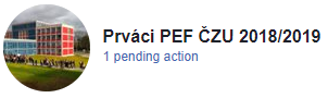 Prváci PEF ČZU 2018/19