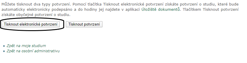 Tisknout elektronické potvrzení